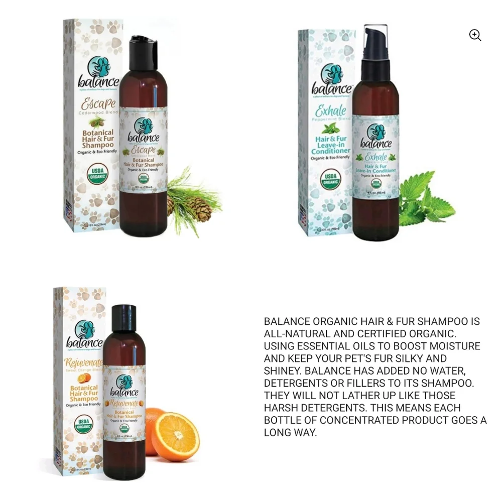 BALANCE BOTANICAL HAIR & FUR SHAMPOO BUNDLE